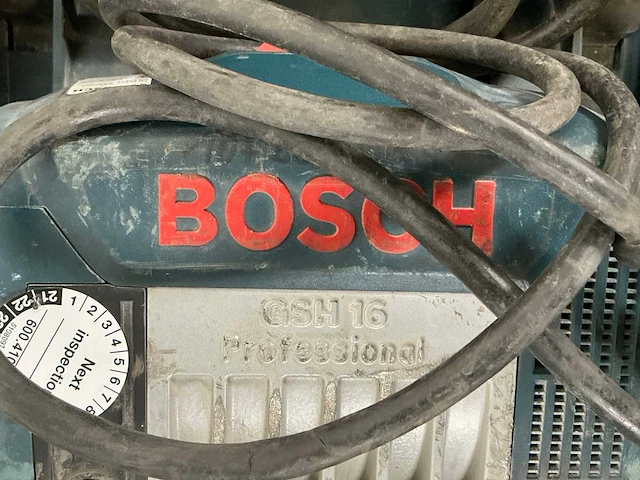 2018 bosch gsh 16-28 e breekhamer 18kg hex-28 - afbeelding 3 van  4