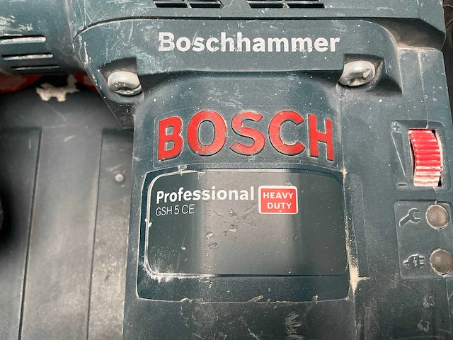 2018 bosch gsh 5 ce breekhamer 6kg sds-max - afbeelding 3 van  5
