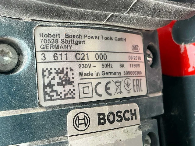2018 bosch gsh 5 ce breekhamer 6kg sds-max - afbeelding 4 van  5