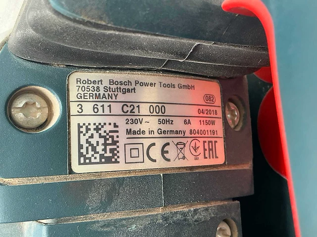 2018 bosch gsh 5 ce breekhamer 6kg sds-max - afbeelding 4 van  5