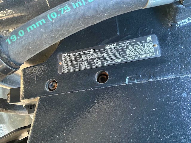 2018 case 380cx 4wd landbouwtractor - afbeelding 25 van  33