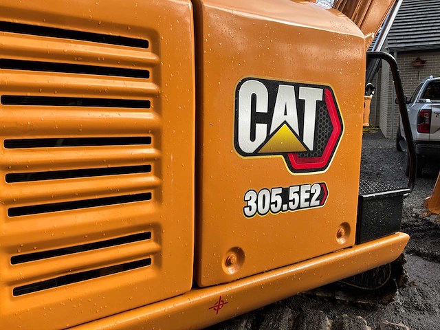 2018 caterpillar 305.5e2 rupsgraafmachine - afbeelding 11 van  40