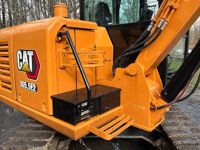 2018 caterpillar 305.5e2 rupsgraafmachine - afbeelding 14 van  40