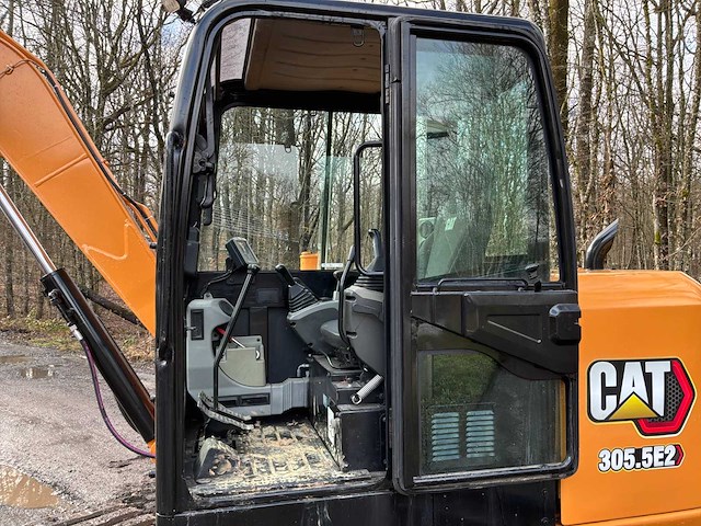 2018 caterpillar 305.5e2 rupsgraafmachine - afbeelding 16 van  40