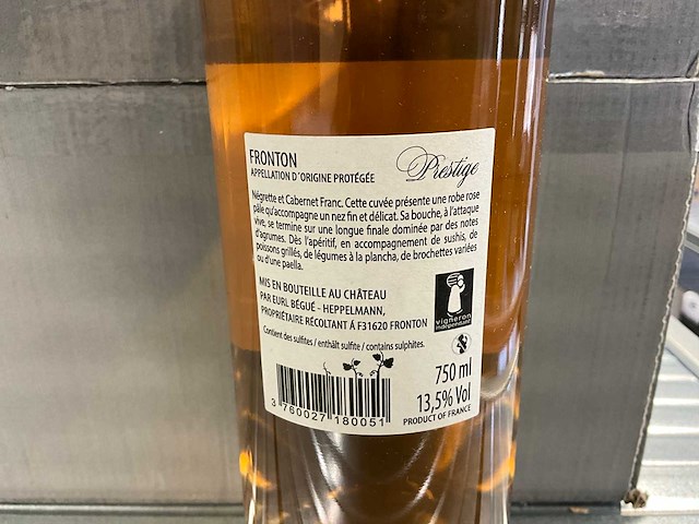 2018 château callenburgh négrette rose wijn (23x) - afbeelding 3 van  4