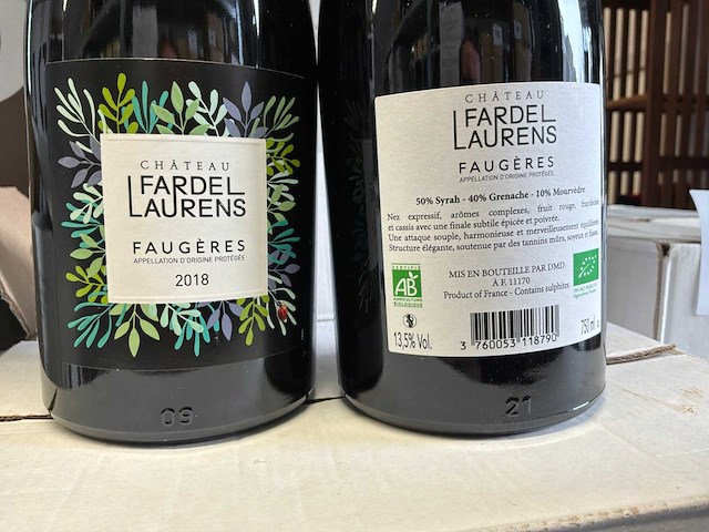 2018 château fardel laurens rode wijn - afbeelding 2 van  5