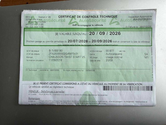 2018 chausson civ 1 camper - afbeelding 23 van  31