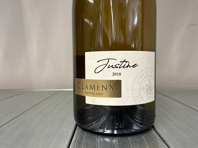 2018 clamens justine witte wijn (13x) - afbeelding 2 van  5