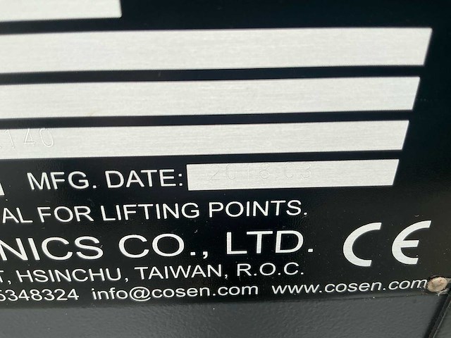 2018 cosen mh-350dm horizontale metaalbandzaag - afbeelding 12 van  20