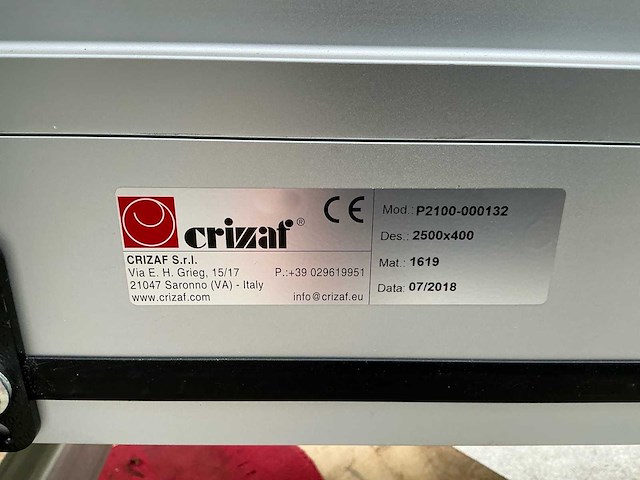 2018 crizaf transportband - afbeelding 8 van  8