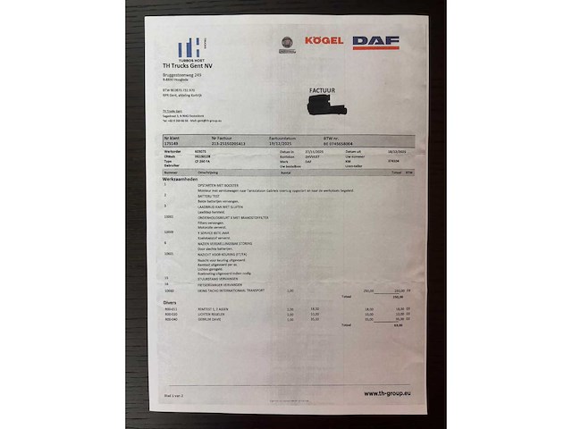 2018 daf cf 260 fa m3en3 vrachtwagen - afbeelding 16 van  26