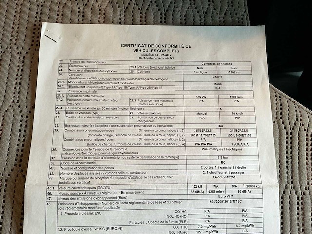 2018 daf xf 480 ft vrachtwagen - afbeelding 30 van  38
