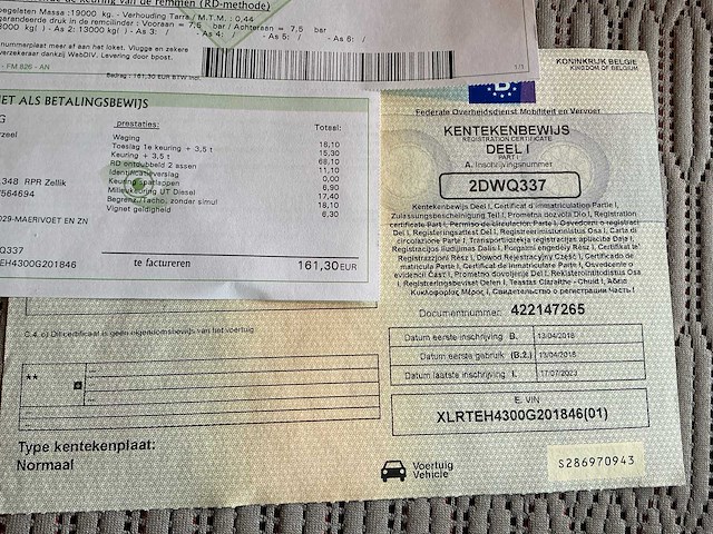 2018 daf xf 480 ft vrachtwagen - afbeelding 36 van  38