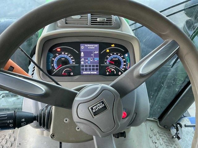 2018 deutz-fahr 6215 agroton ttv vierwielaangedreven landbouwtractor - afbeelding 13 van  28