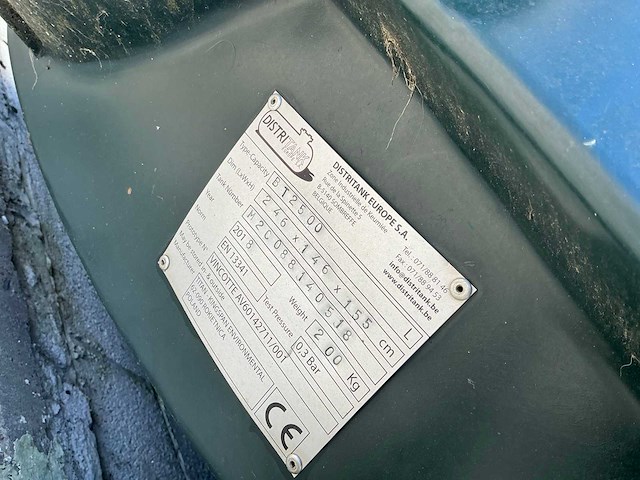 2018 distritank bt2500 mazouttank - afbeelding 5 van  5