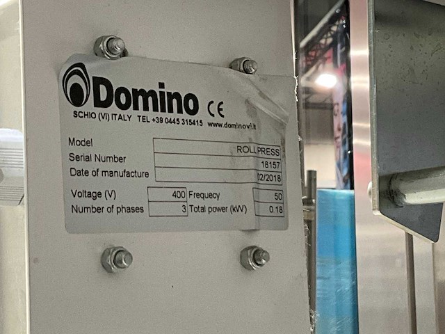 2018 domino roll press - afbeelding 5 van  7
