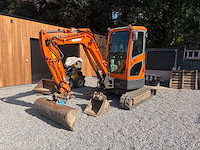 2018 doosan dx27z minigraafmachine