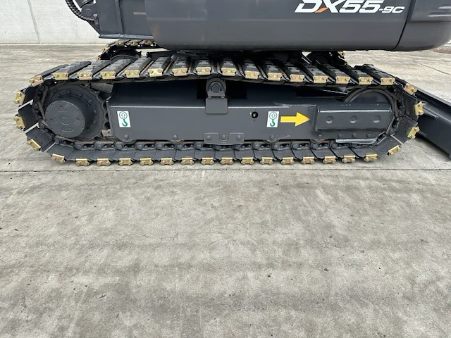 2018 doosan dx55-9c midigraafmachine - afbeelding 10 van  34