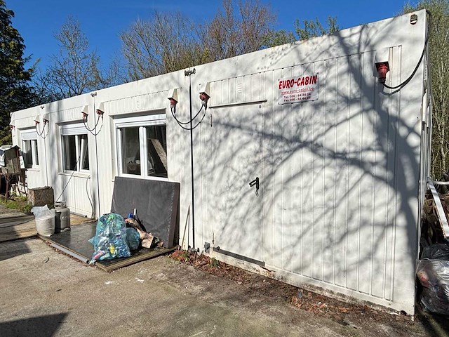 2018 euro cabin slaap / leef / kantoorunit + sanitair (video) - afbeelding 1 van  12