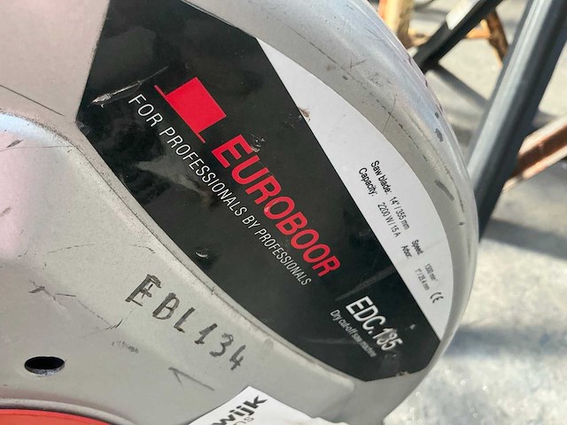 2018 euroboor edc.135 afkortcirkelzaagmachine - afbeelding 5 van  5