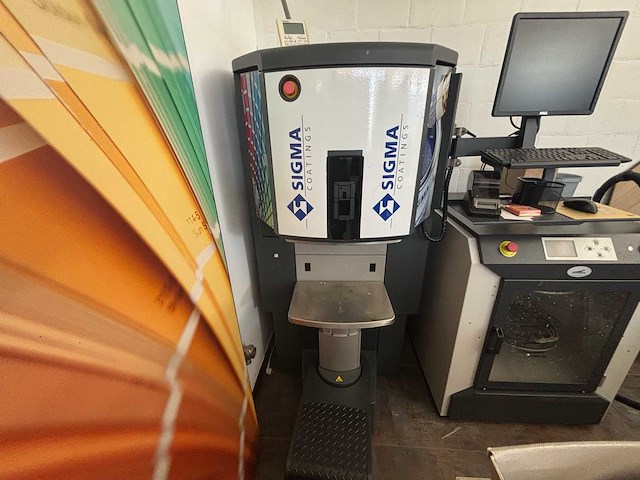 2018 fast & fluid - harbil ( sigma) ha480-32 automatic dispenser automatische verfdispenser - kleurmengmachine - verfmachine - afbeelding 2 van  6