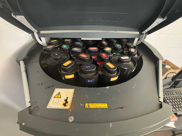 2018 fast & fluid - harbil ( sigma) ha480-32 automatic dispenser automatische verfdispenser - kleurmengmachine - verfmachine - afbeelding 3 van  6