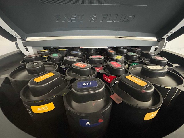 2018 fast & fluid - harbil ( sigma) ha480-32 automatic dispenser automatische verfdispenser - kleurmengmachine - verfmachine - afbeelding 4 van  6