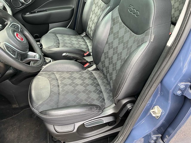 2018 fiat 500l 0.9 lounge monovolume - panoramisch dak - airco - trekhaak - benzine - afbeelding 25 van  66