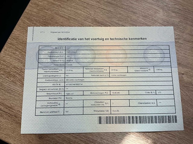 2018 fiat doblo lichte vracht - afbeelding 24 van  35