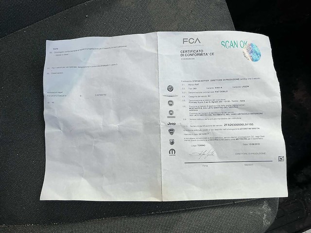 2018 fiat doblo lichte vracht - afbeelding 25 van  35