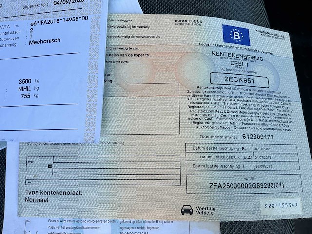2018 fiat ducato 250 meubelbak lichte vracht - afbeelding 33 van  40