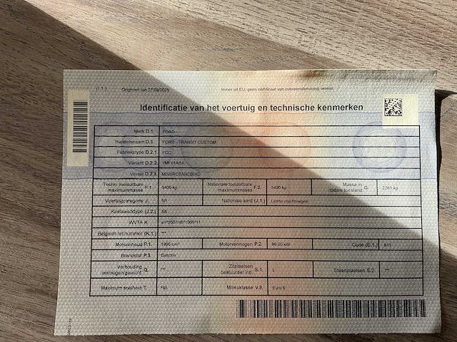 2018 ford transit costum personenauto - afbeelding 19 van  29