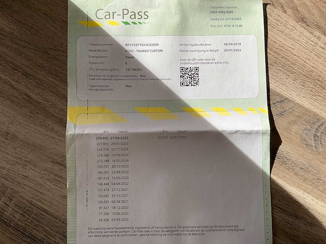 2018 ford transit costum personenauto - afbeelding 20 van  29