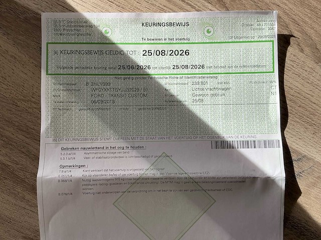 2018 ford transit costum personenauto - afbeelding 21 van  29