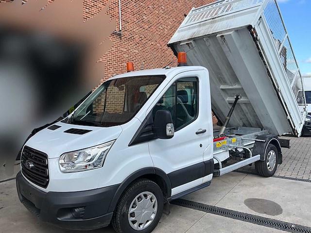2018 ford transit kipper - automaat - airco - trekhaak - afbeelding 1 van  55
