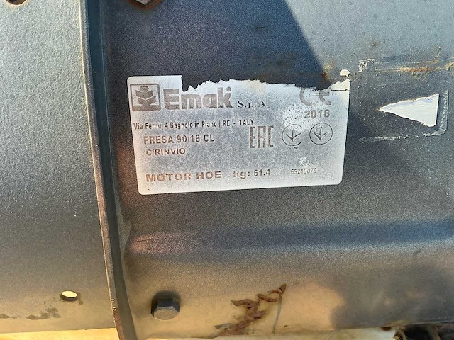 2018 freesbak nibbi fresa 90/16 cl grondfrees - afbeelding 6 van  6