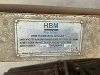 2018 hbm 712 metalen horizontale bandzaagmachine - afbeelding 8 van  8