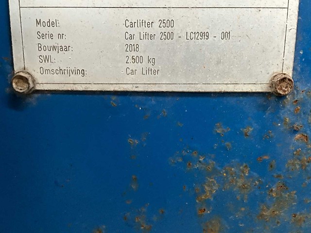 2018 hego carlifter 2500 auto aanhangwagen car lifter - afbeelding 4 van  7