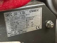 2018 herkules / orec sf600d grondfreesmachine 6pk benzine - afbeelding 5 van  6