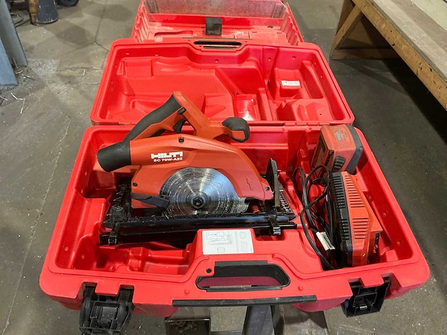 2018 hilti sc 70w-a22 cirkelzaagmachine - afbeelding 2 van  7