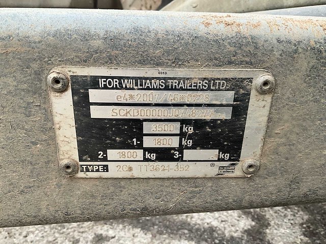 2018 ifor williams trailer 2cb tt35 wagon trailer - afbeelding 14 van  33