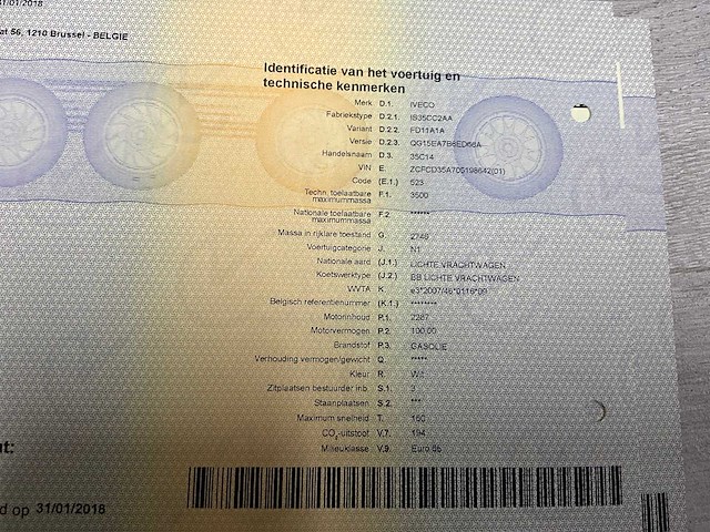 2018 iveco daily lichte vracht - euro 6b - geldige technische keuring - afbeelding 41 van  50