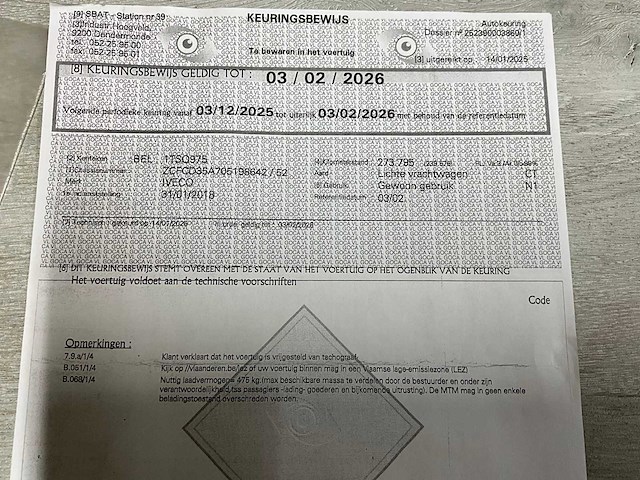 2018 iveco daily lichte vracht - euro 6b - geldige technische keuring - afbeelding 46 van  50