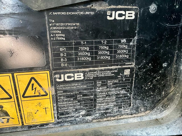 2018 jcb 541x70ag verreiker - afbeelding 11 van  31