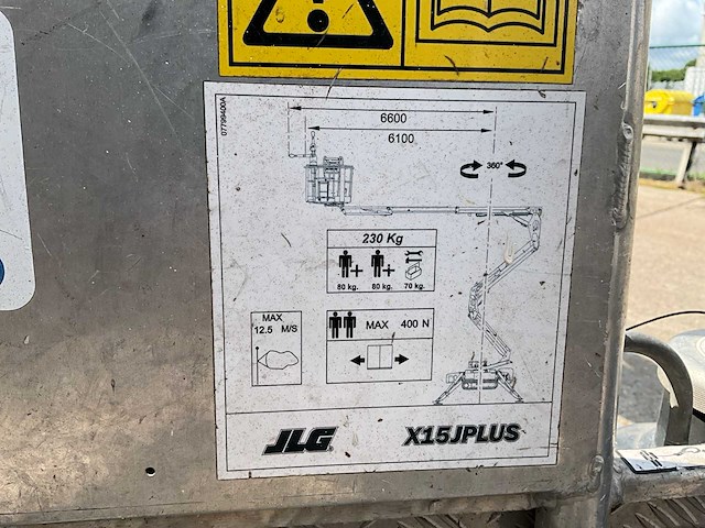 2018 jlg x15jp spinhoogwerker - afbeelding 3 van  25