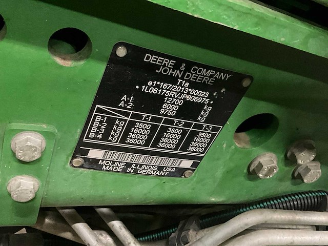 2018 john deere 6175r vierwielaangedreven landbouwtractor - afbeelding 26 van  36