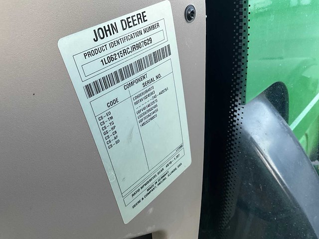 2018 john deere 6215r landbouwtractor - afbeelding 18 van  33