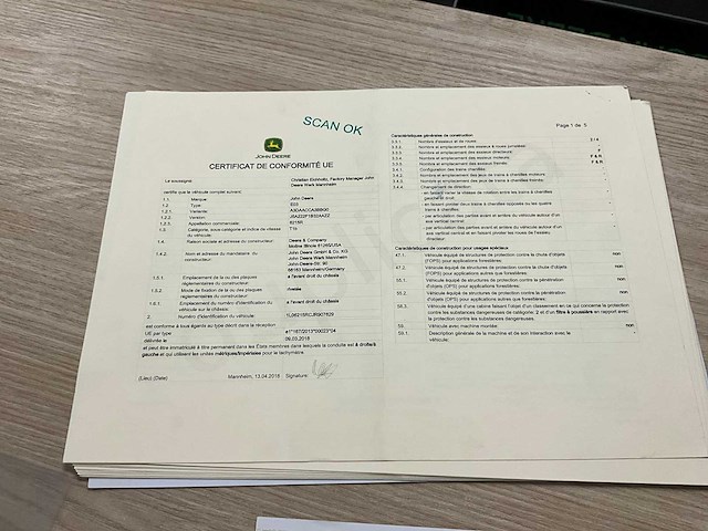 2018 john deere 6215r landbouwtractor - afbeelding 22 van  33