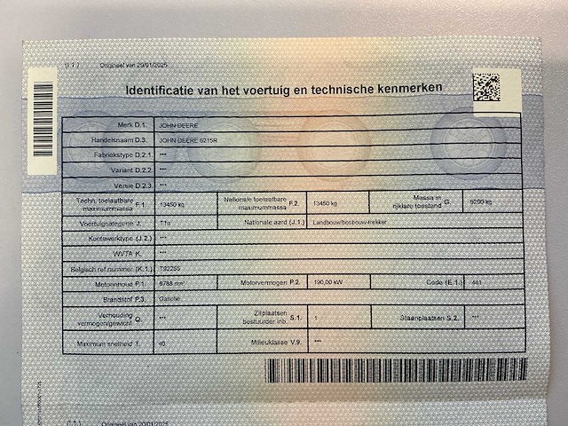 2018 john deere 6215r vierwielaangedreven landbouwtractor - afbeelding 26 van  42