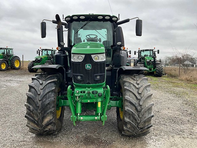 2018 john deere 6r250 vierwielaangedreven landbouwtractor - afbeelding 12 van  23